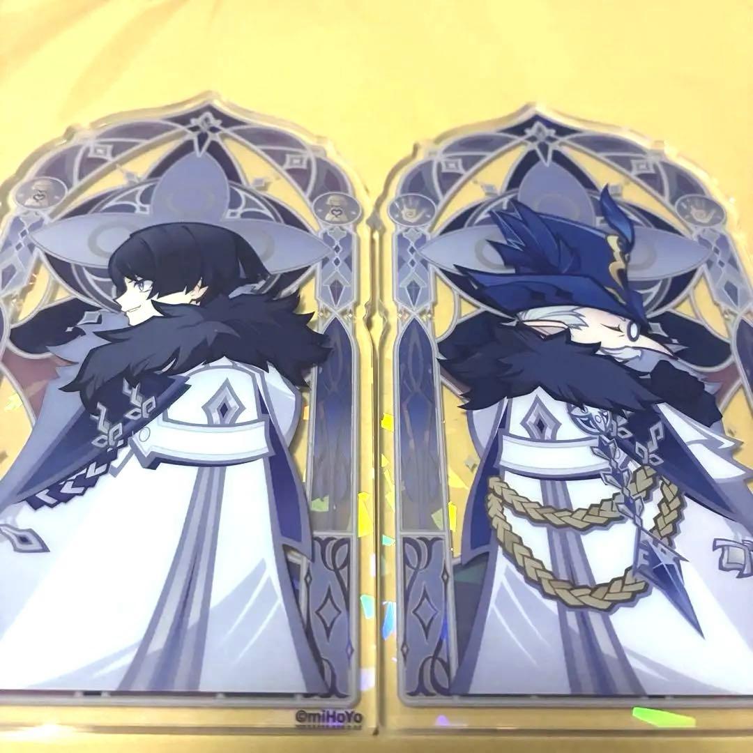 原神 霜痕与権焔シリーズ アクリルスタンド (散兵/放浪者➕雄鶏