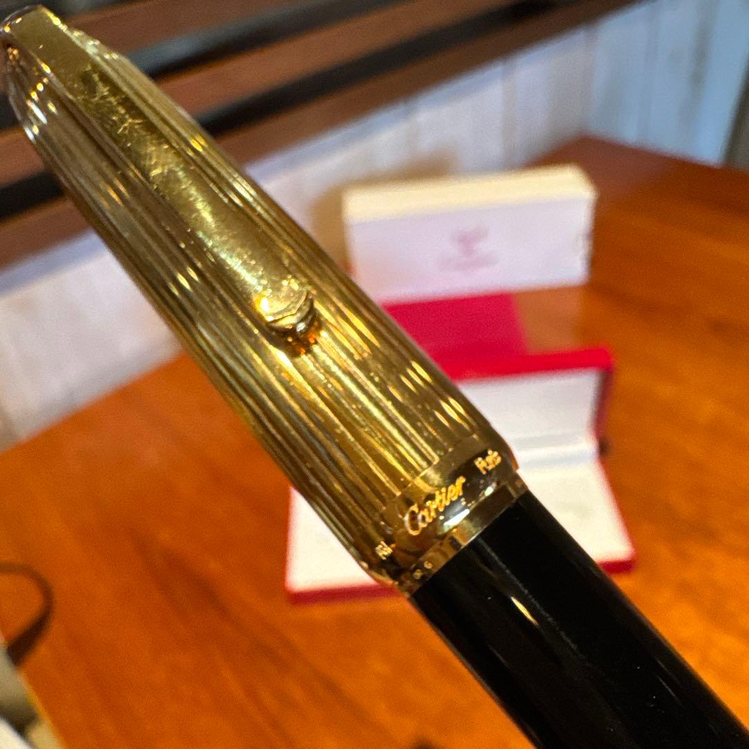 Must de Cartier カルティエ 万年筆 18k