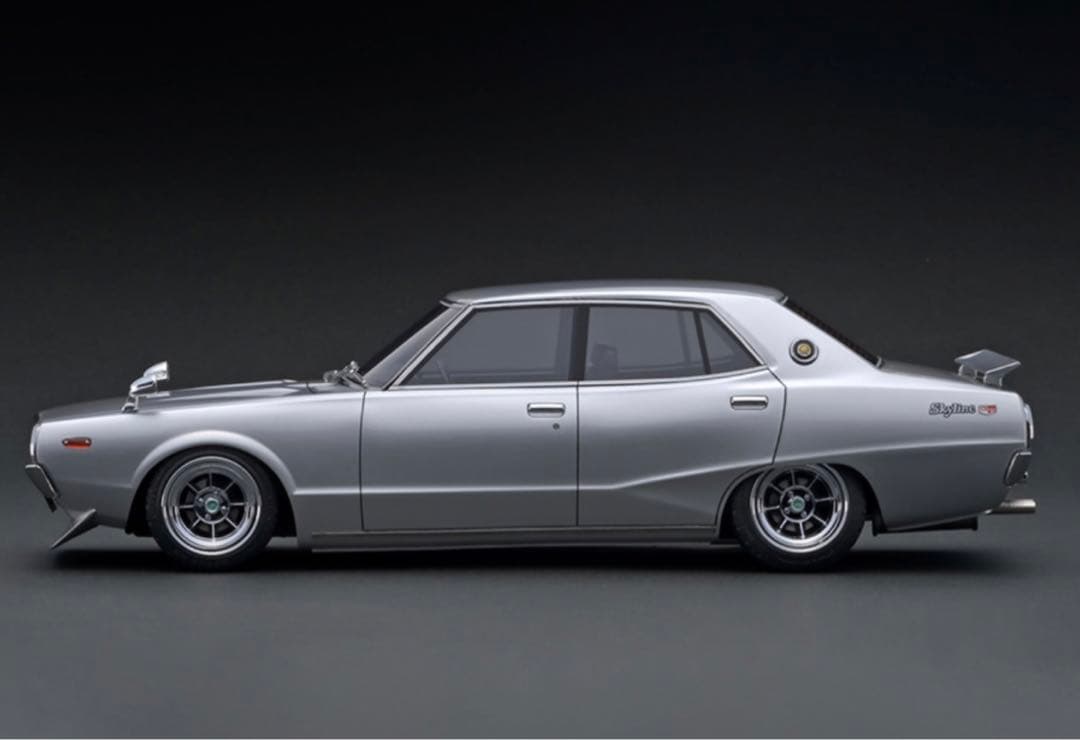 IG1978 1/18 Skyline 2000GT-X Silver ヨンメリ