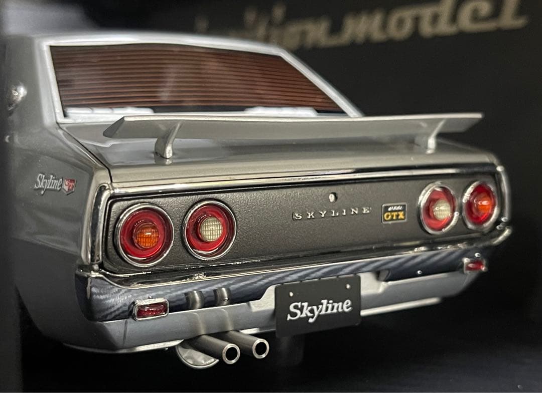 IG1978 1/18 Skyline 2000GT-X Silver ヨンメリ