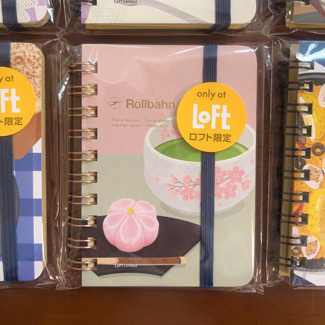 Rollbahnロフト限定 ポケット付きメモミニロルバーン6冊セット