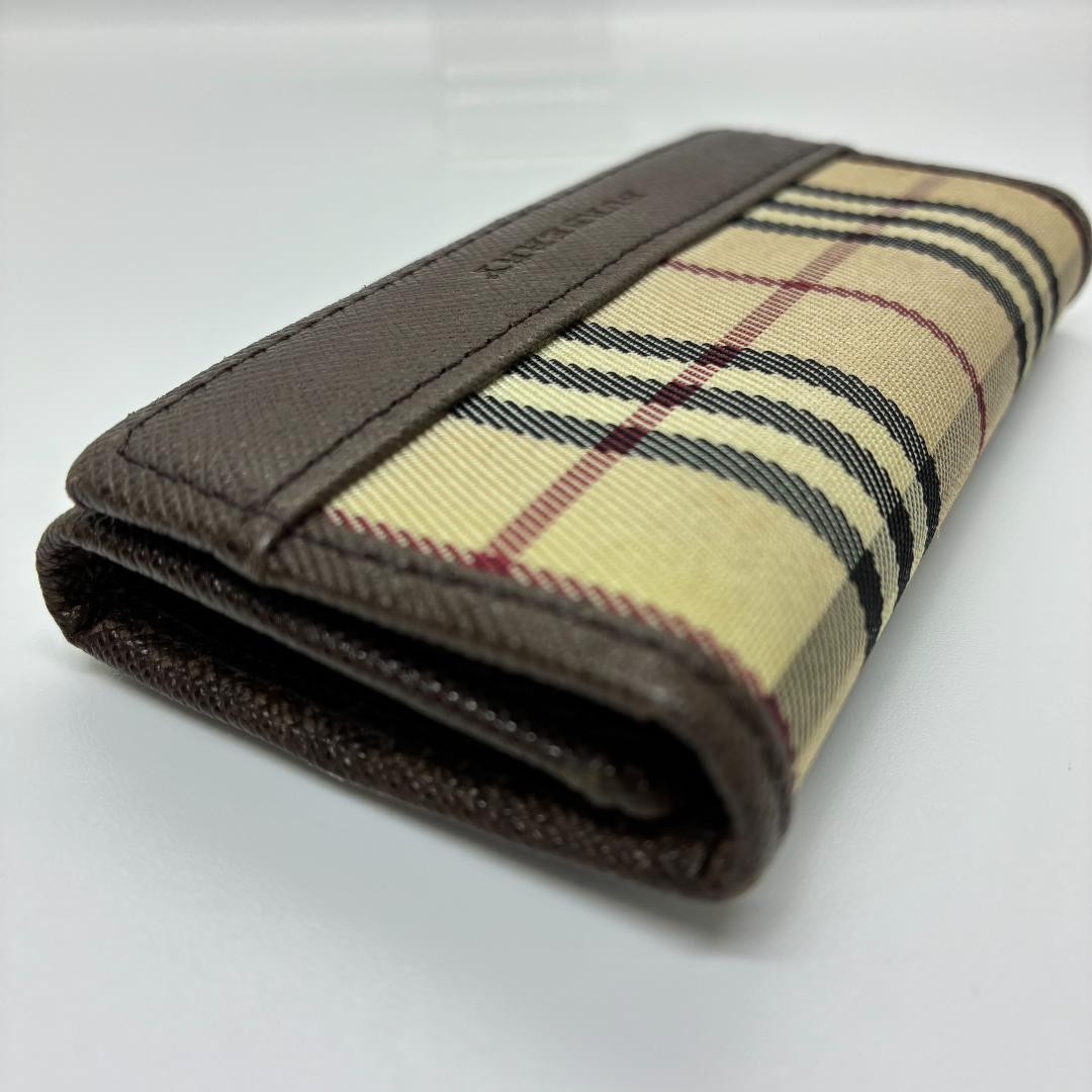 美品 バーバリー キーケース BURBERRY 5連 ノバチェック ベージュ
