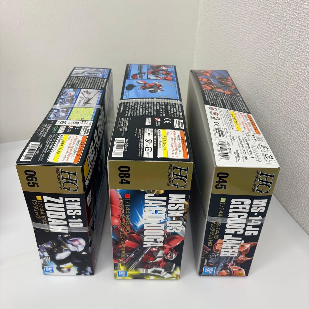 HGガンプラ まとめ売り ヤクト・ドーガ ザクⅠ ヅダ ギラ・ドーガ 他