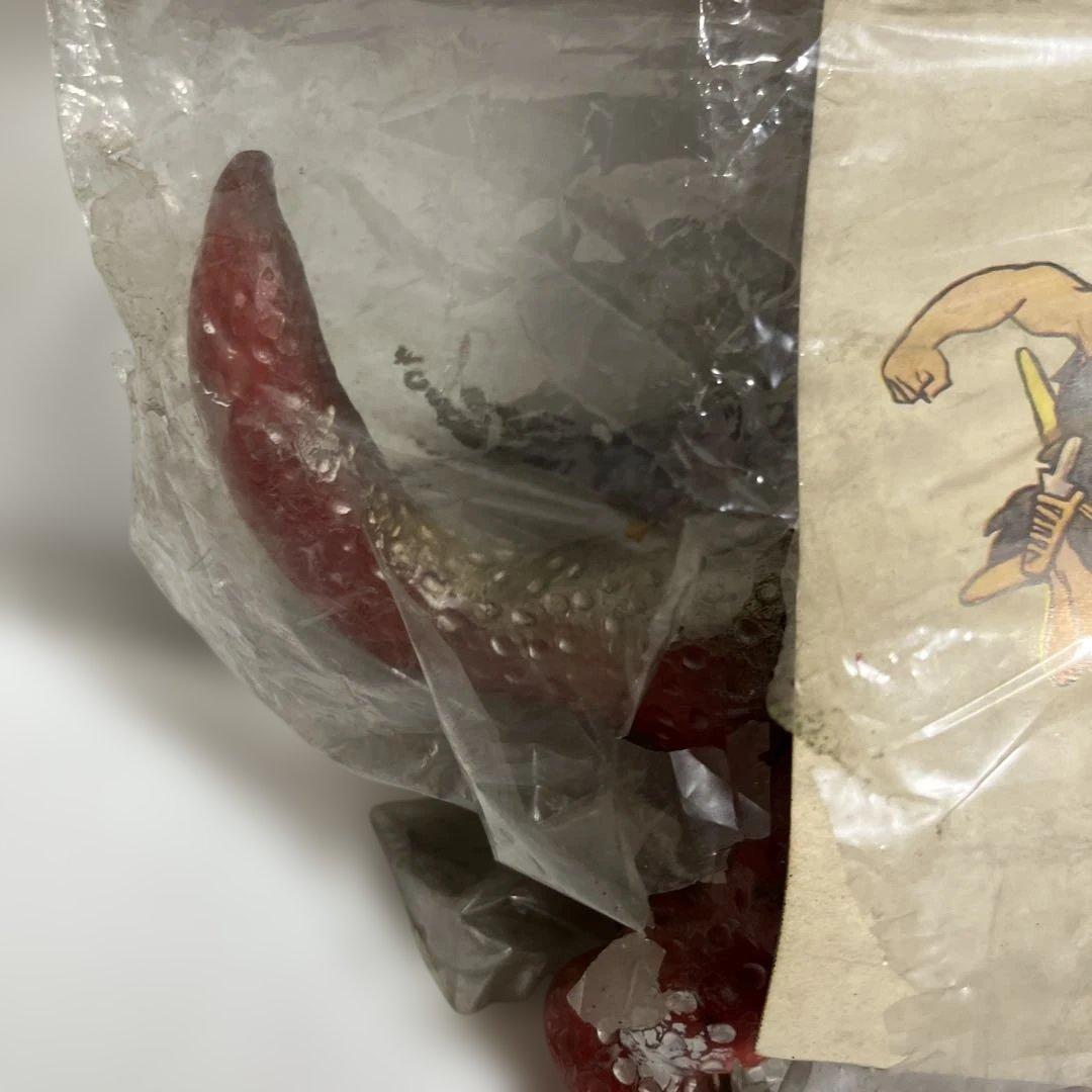 ⚠️激レア　怪獣王子　ネッシー　赤成型　当時物　野村トーイ