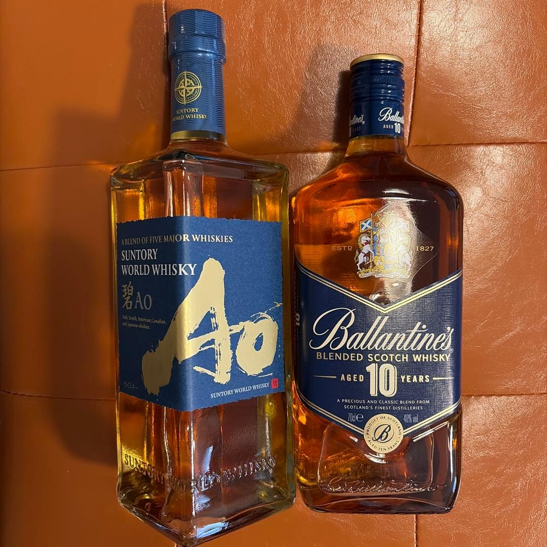 新品】バランタイン10年+サントリー碧AO ウイスキーセット - メルカリ