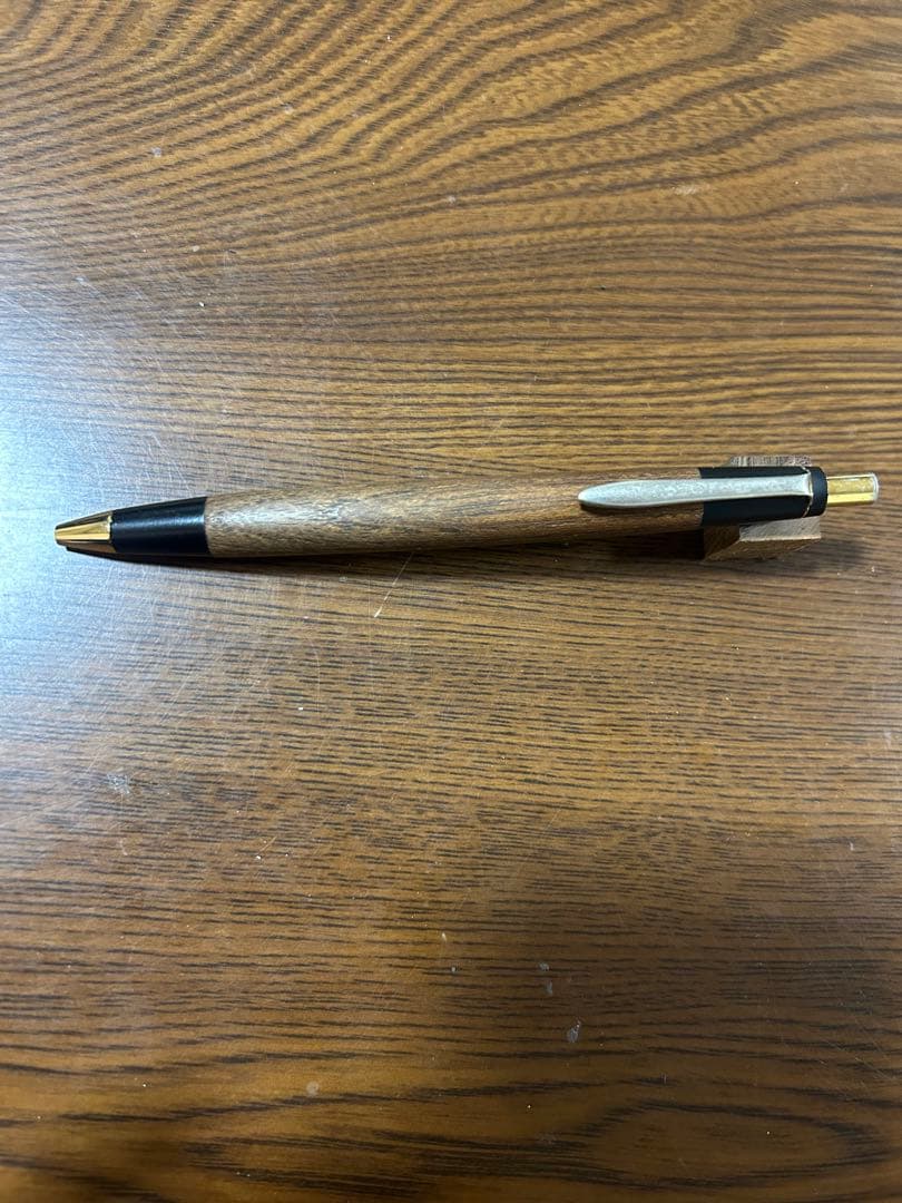 野原工芸　槐　シャーペン　旧型　ゴールド