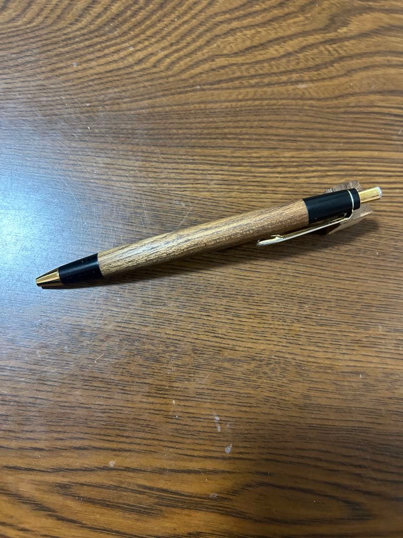 野原工芸　槐　シャーペン　旧型　ゴールド