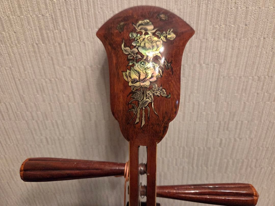 ダン・グエット ベトナム 弦楽器 民族楽器 二弦 月琴 楽器・機材