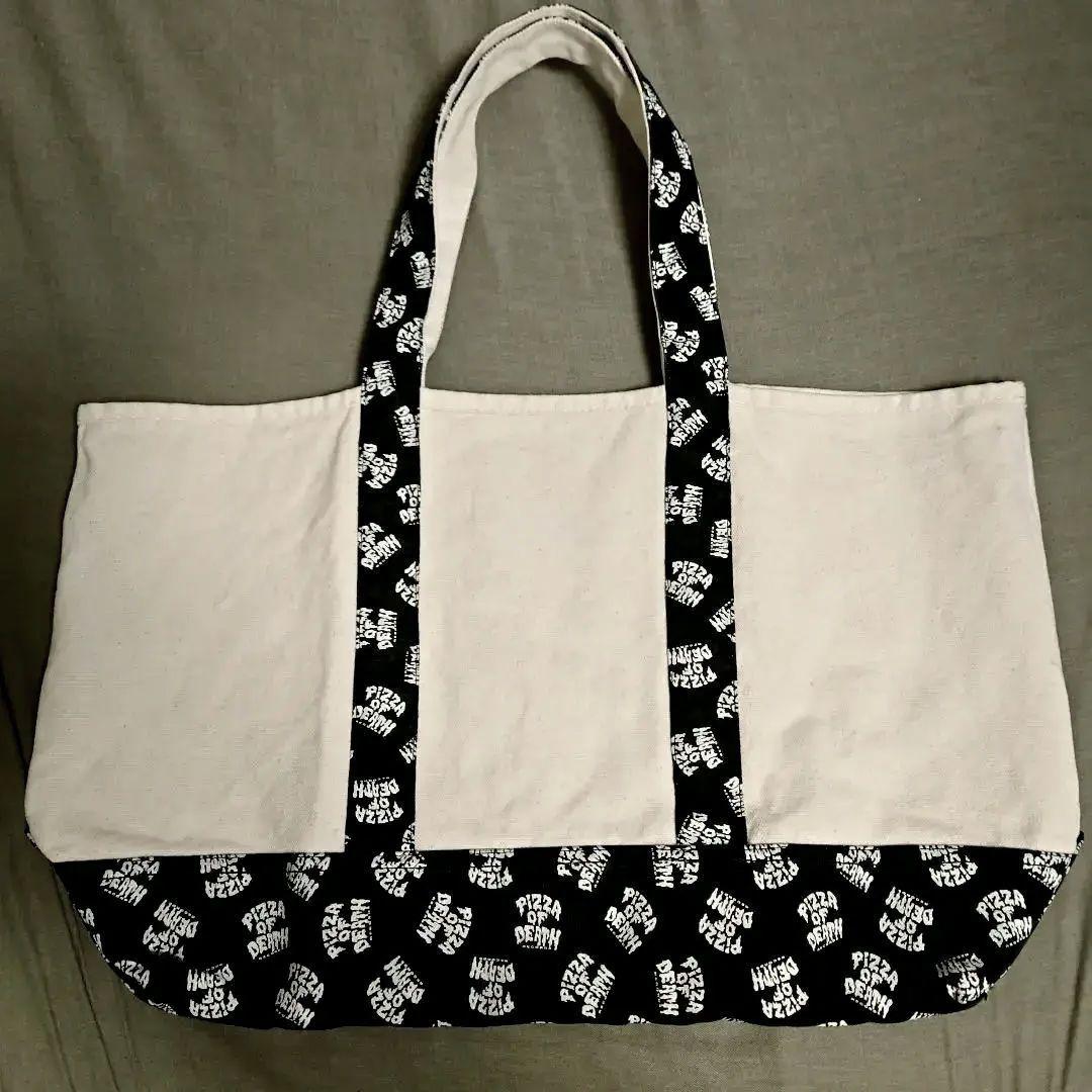送込)PIZZA OF DEATH ピザオブデス/トートバッグ/ブラック/前期型