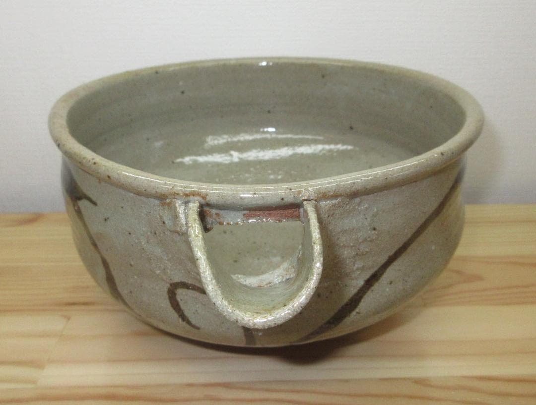 送料込【逢絢亭】茶道具 片口鉢 唐津焼 絵唐津 片口形 １３代 中里太郎右衛門