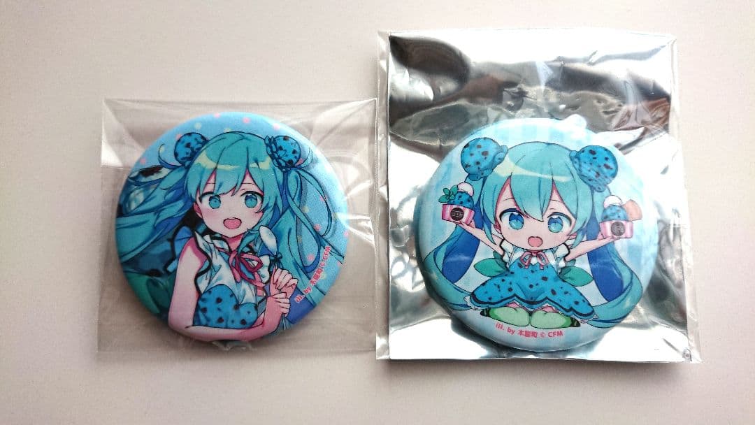 初音ミク 缶バッジ チョコミント ドン・キホーテ 2点セット 初音ミク 缶バッジ チョコミント ドン・キホーテ 2点セット 初音ミク
