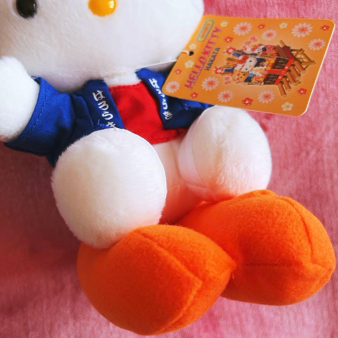 希少レア　ハローキティ　ご当地　ぬいぐるみ　博多　明太子　2002 サンリオ