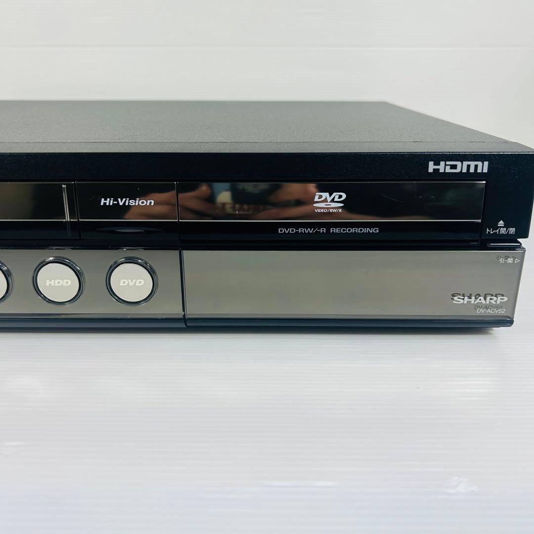 【2010年製】SHARP DV-ACV52 VHSギア新品 分解メンテナンス済