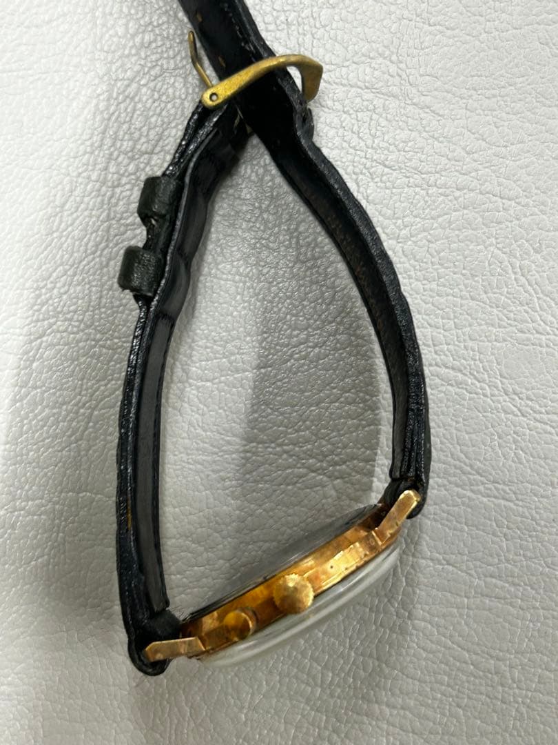 ポールガルニエ MinuStop 手巻き アンティーク グリーン