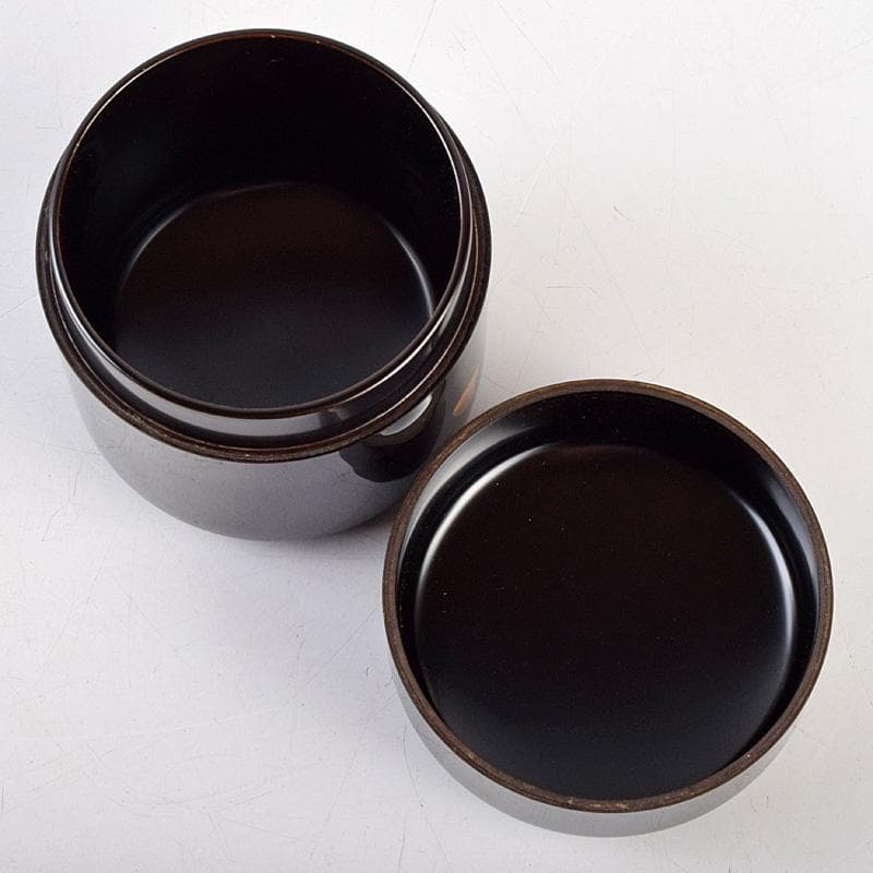 茶道具 加賀蒔絵師 竹内幸斎作 立雛蒔絵 雪吹 棗 共箱 M R9304 - メルカリ