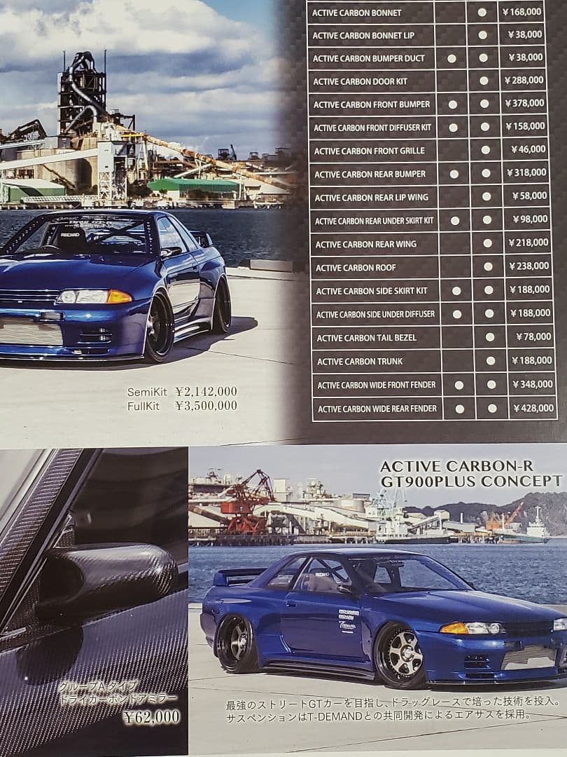 ☆超希少 アクティブ 日産 スカイライン R32 GT-R 他 パーツ カタログ