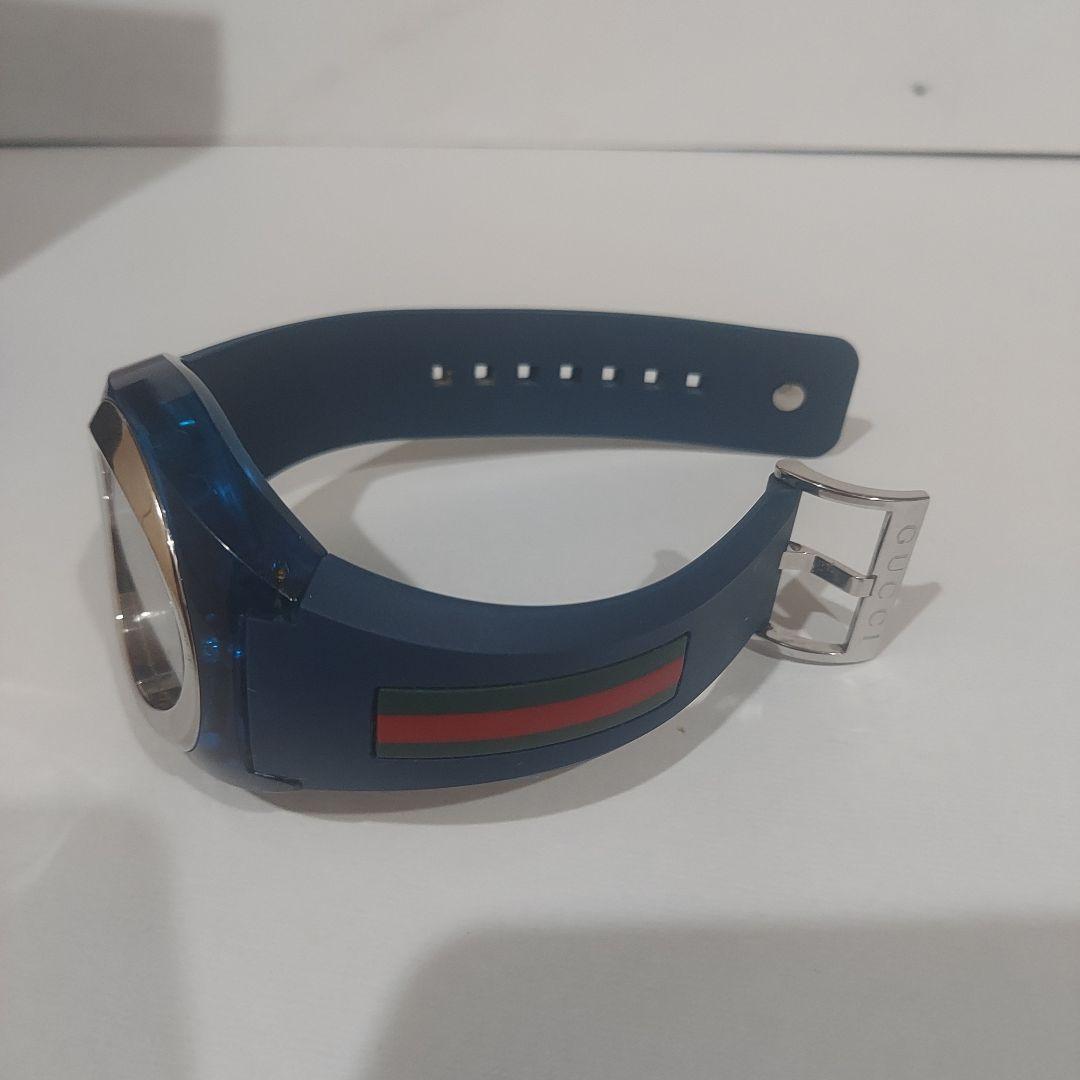 ☆訳あり☆グッチ GUCCI 腕時計 メンズ YA137104A シンク ブルー