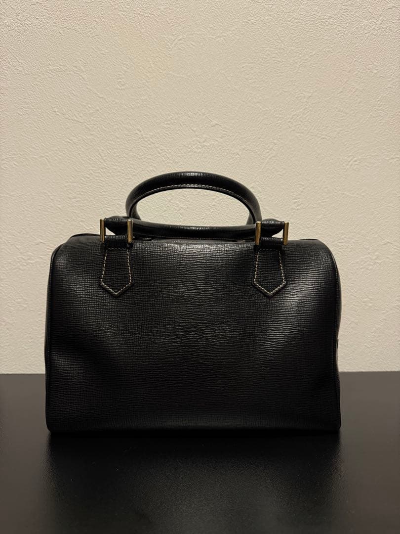 セリーヌ　黒 レザー ハンドバック