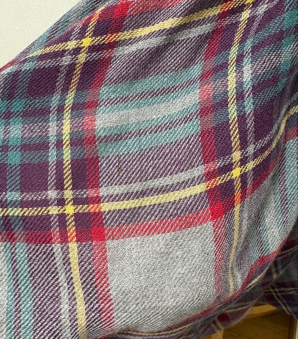 ヴィヴィアンウエストウッド ウールチェックスカート レア