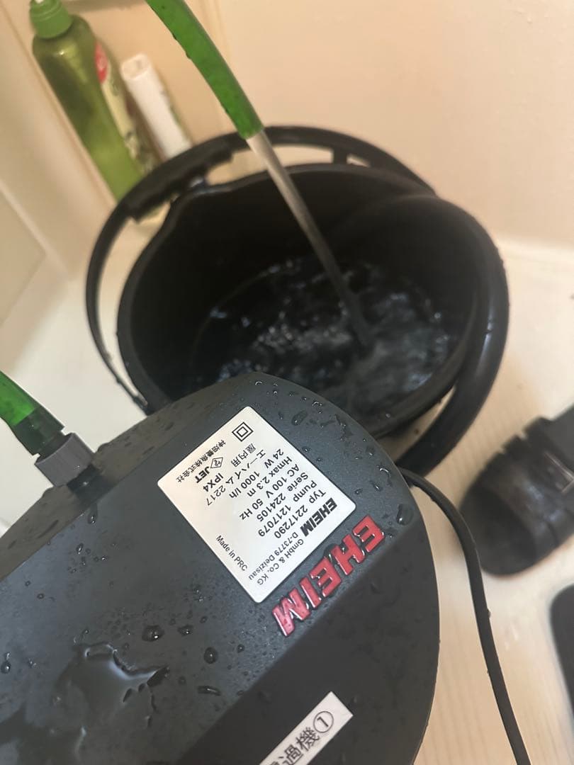 美品 エーハイム 2217 50Hz ダブルタップ・ろ材・ホース 2セット