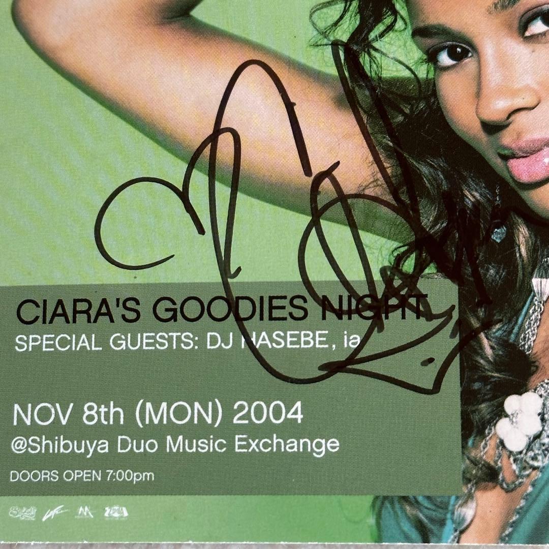 CIARA シアラ 直筆サイン iPod dancer ダンス ダンサー R&B