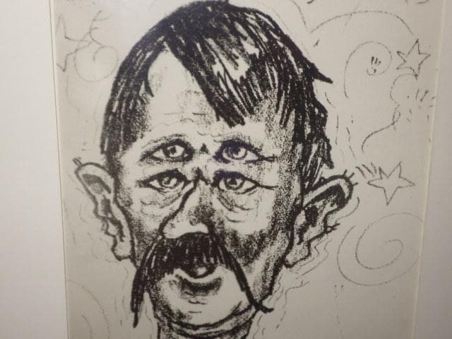 40’S★4つ目★ドランクマン★壁掛け★ポスター★アート★ビンテージ★酔っ払い