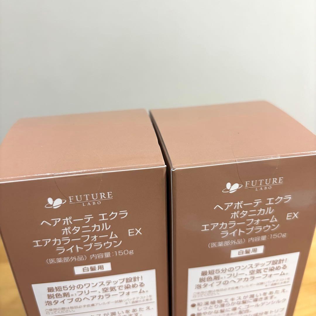 ヘアボーテ エクラ ボタニカル エアカラーフォームex ライトブラウン 150g