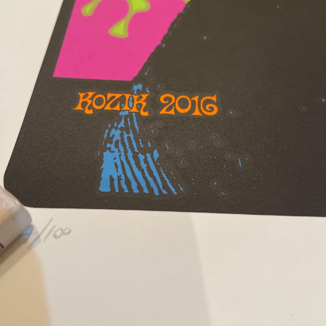 goodenough kozik シルクスクリーン ポスター 100枚限定 kozik GOOD