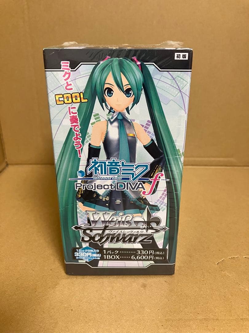 ヴァイスシュヴァルツ 初音ミク Project DIVA f box 未開封 希少！初音