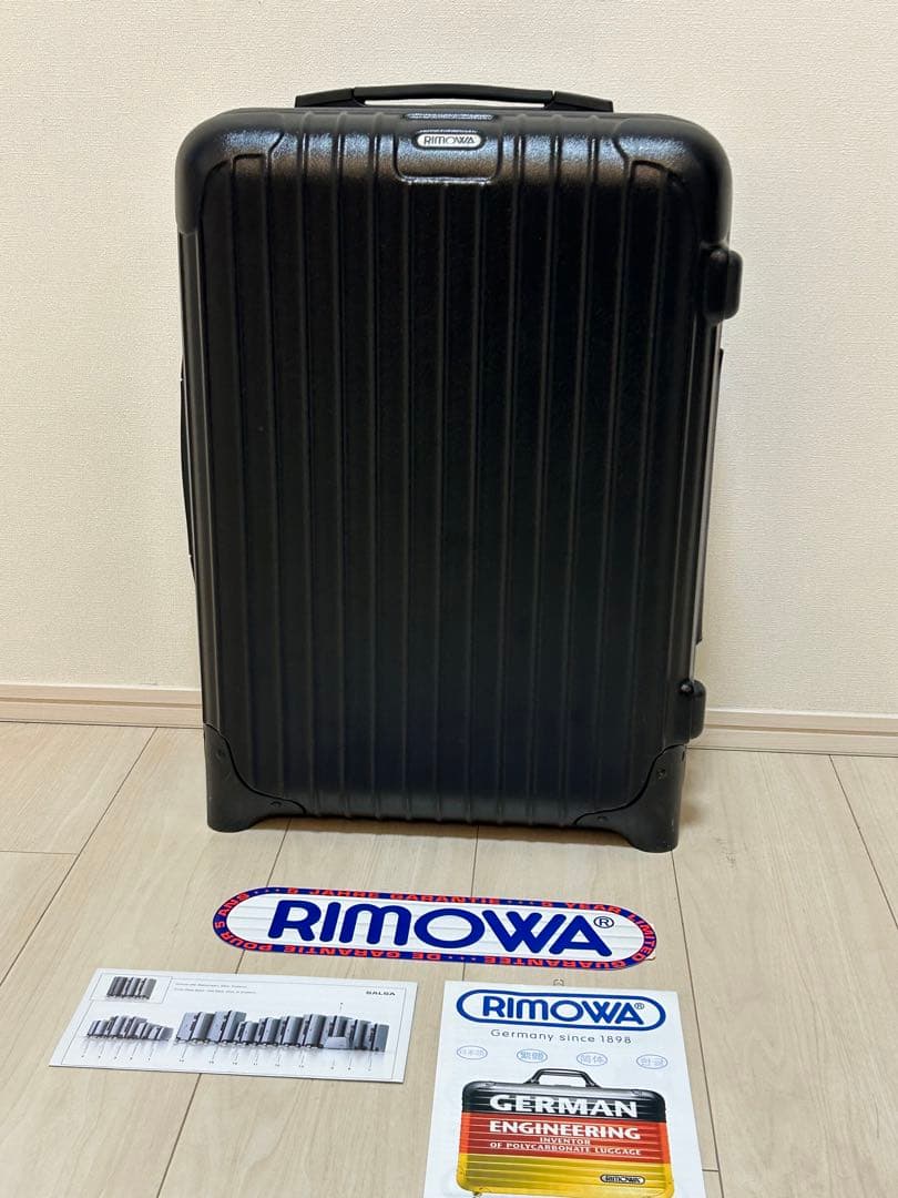 リモワ RIMOWA サルサ 35L マルチブラック 2輪 機内持ち込み対応 美品 リモワ サルサ ブラック スーツケース 機内持込可 35L RIMOWA