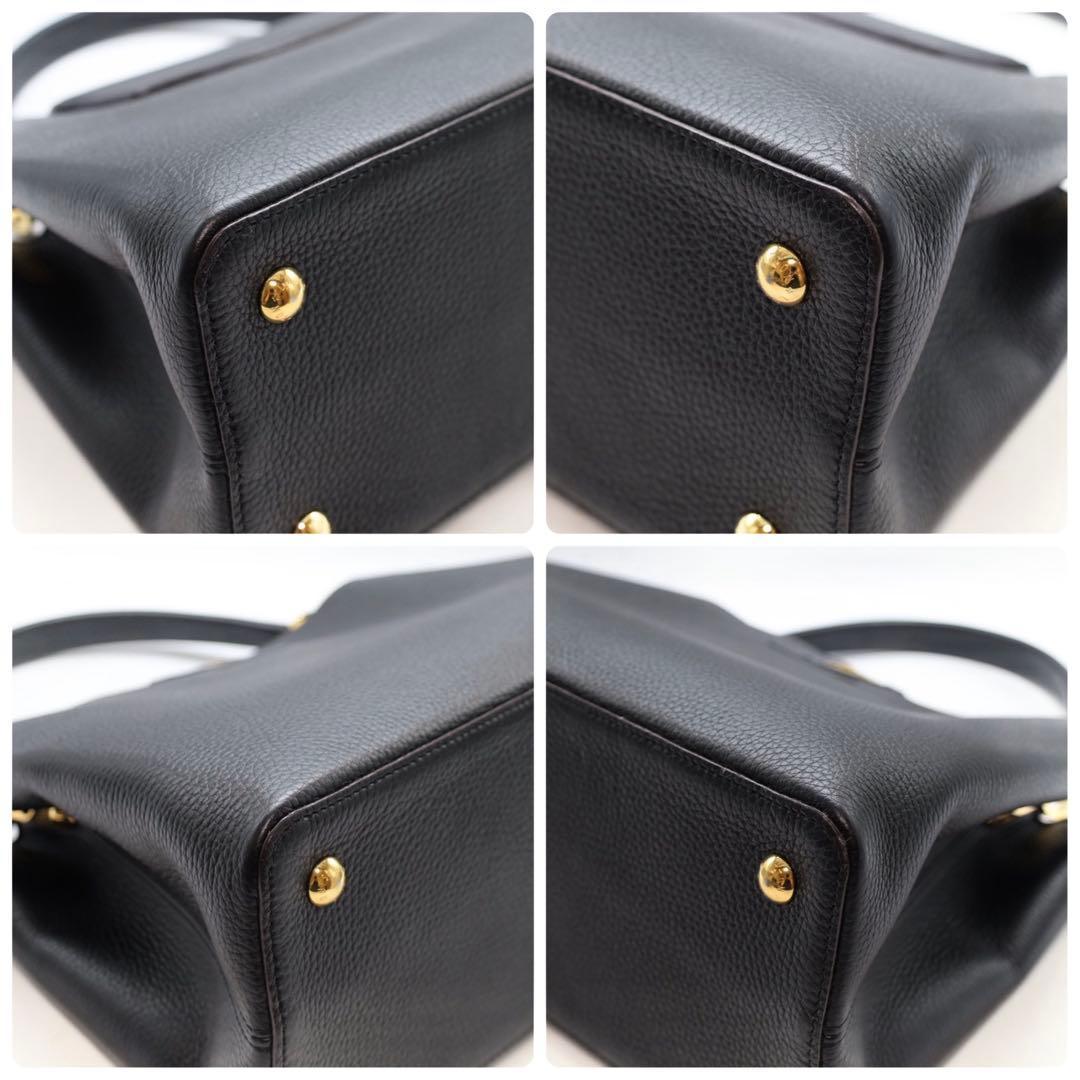 専用　ルイヴィトン カプシーヌMM トリヨンレザー ブラック ハンド 黒