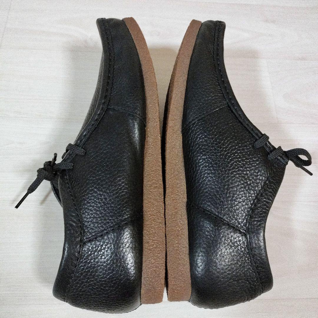 極美品【Clarks】クラークス Shacre Ⅱ Run シボ革 28.5 黒