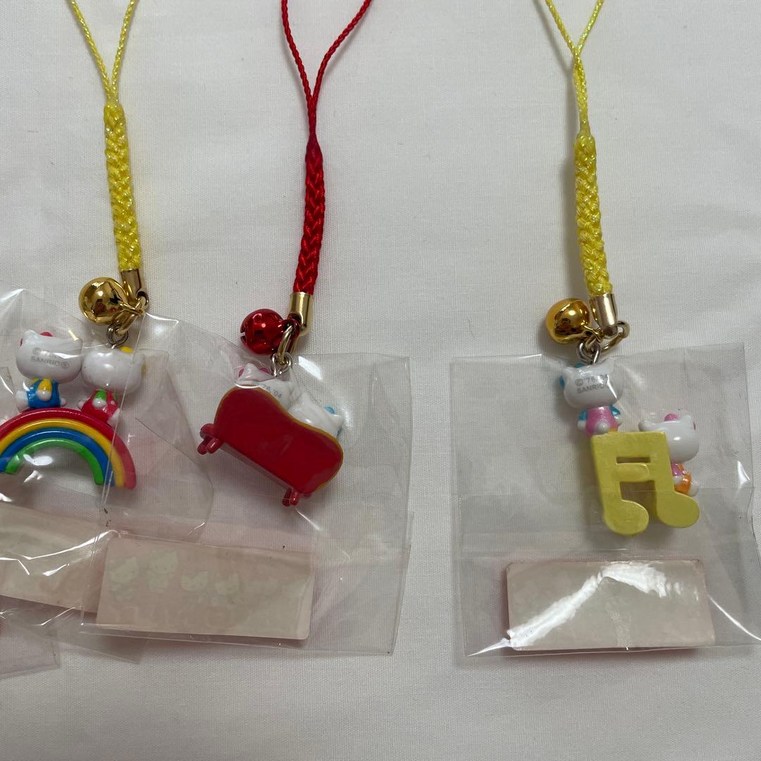 新品◆ハローキティ ご当地キティ 根付けストラップ キティ&ミミィ 10個セット