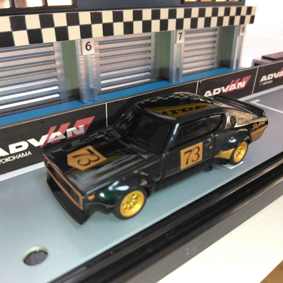 タムタムオリジナルジオラマケンメリ　ケンメリRX-3 ミニカー3台1/64