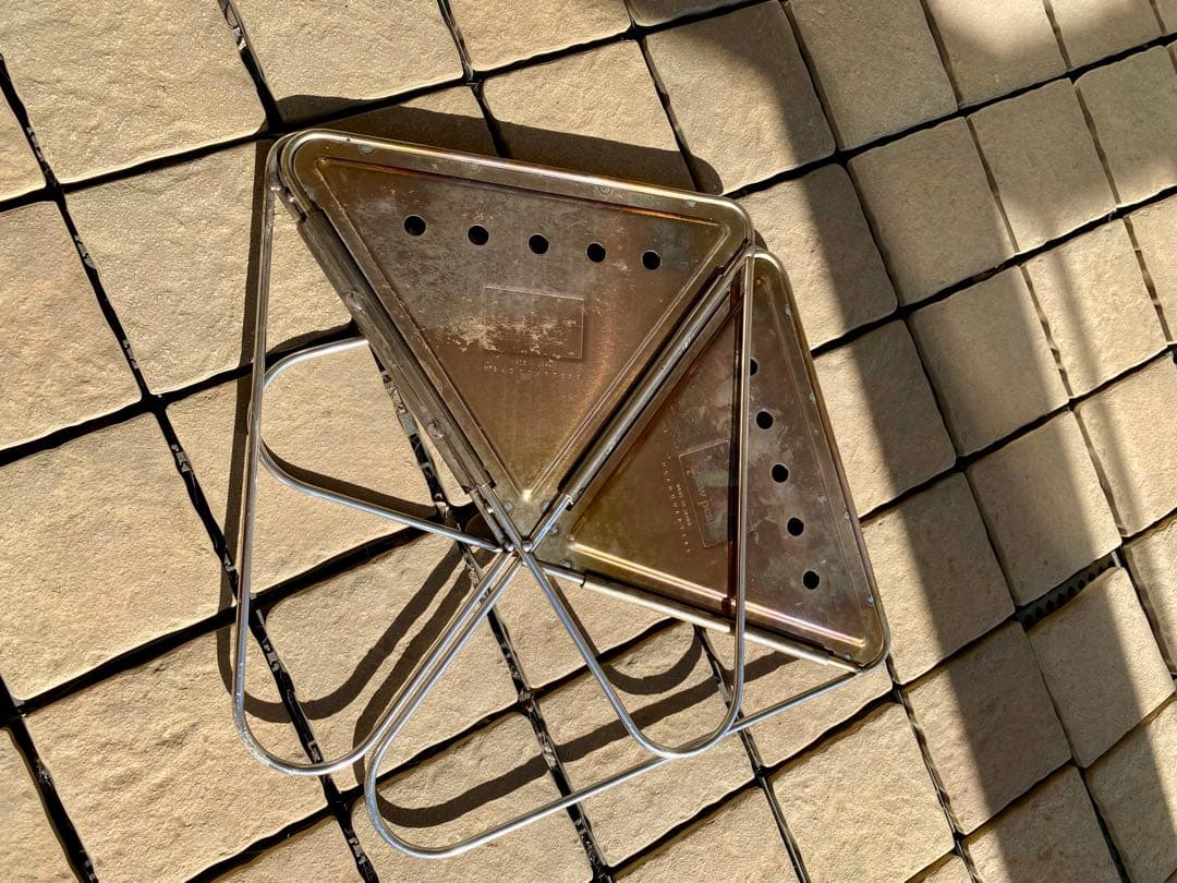 ちょこれーと スノーピーク 折りたたみ式焚き火台 S ステンレス製