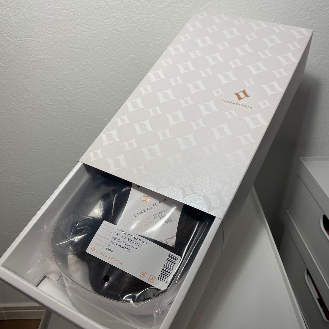 リネアストリア　天使のレースフロントショート　チョコブラウン