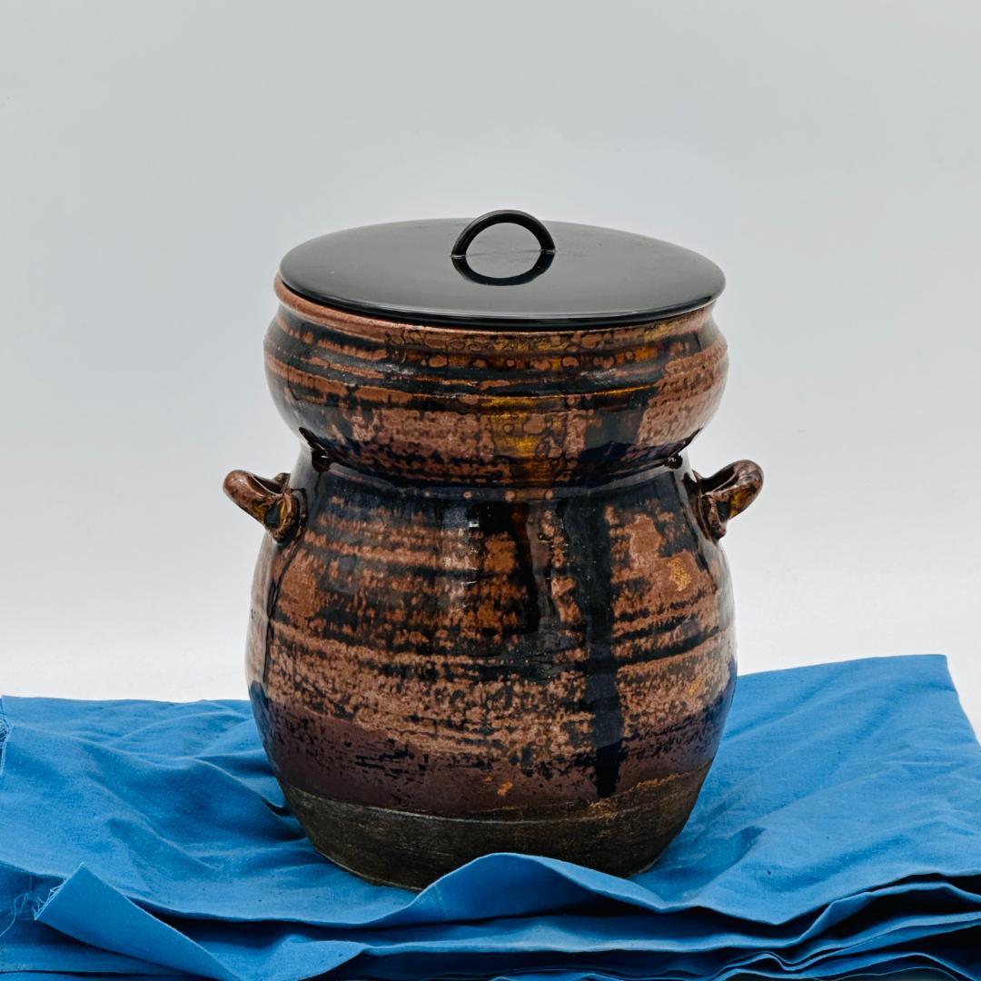 T　美品　 古瀬戸　ひよう型　水指　茶道具　茶器