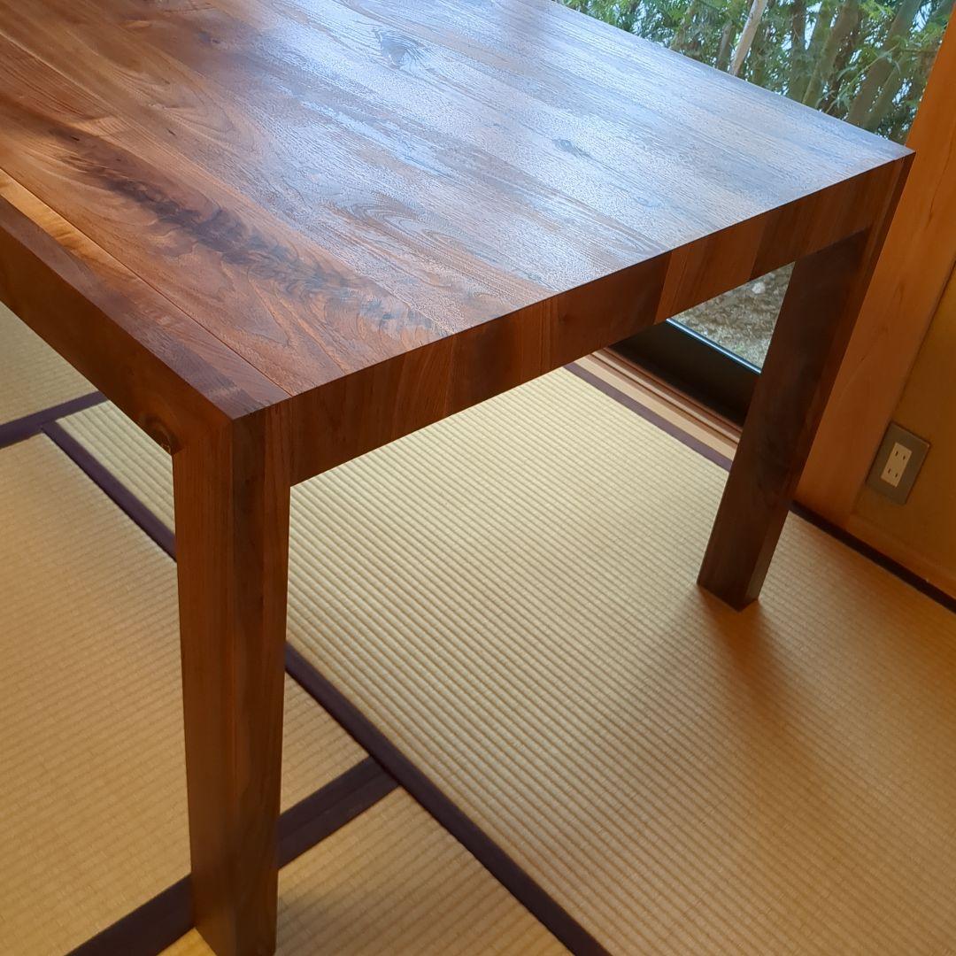 良品　国産　大川家具　HIRASHIMA CARAMELLA　ダイニングテーブル