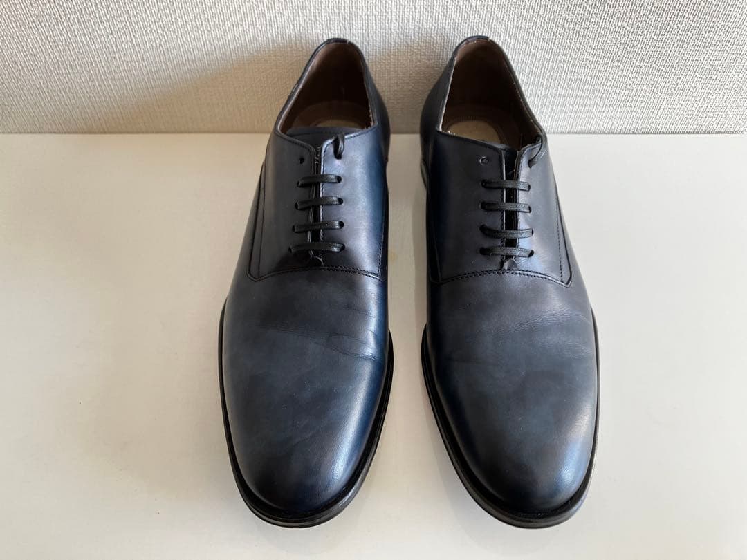 ドルチェ&ガッバーナ 新品 ビジネスシューズ 革靴 濃ブルー ネイビー ドルガバ