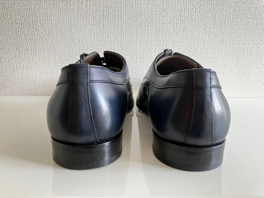 ドルチェ&ガッバーナ 新品 ビジネスシューズ 革靴 濃ブルー ネイビー ドルガバ