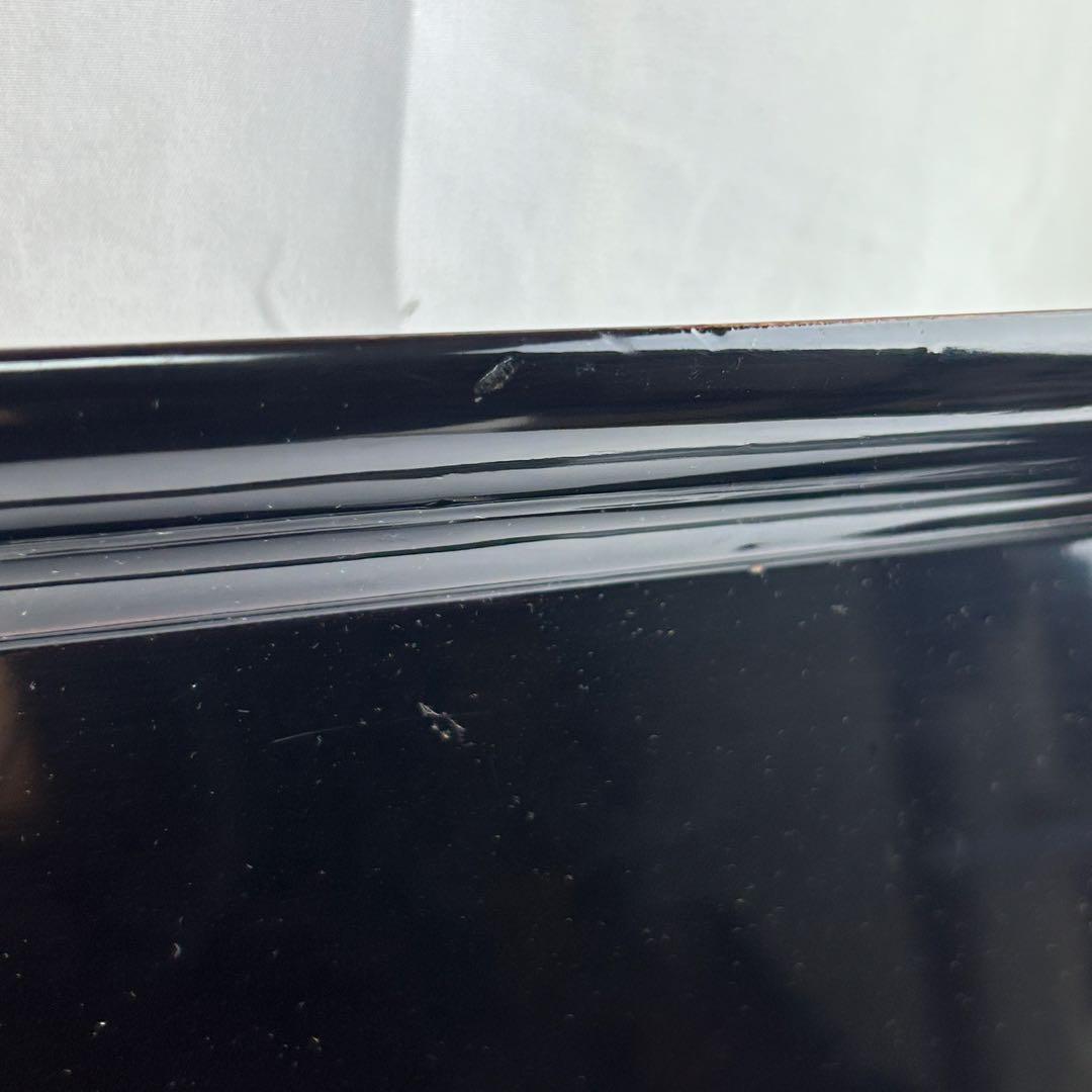 輪島塗 脚付き御膳 10枚揃 鯉蒔絵 黒塗 木箱付　古漆器