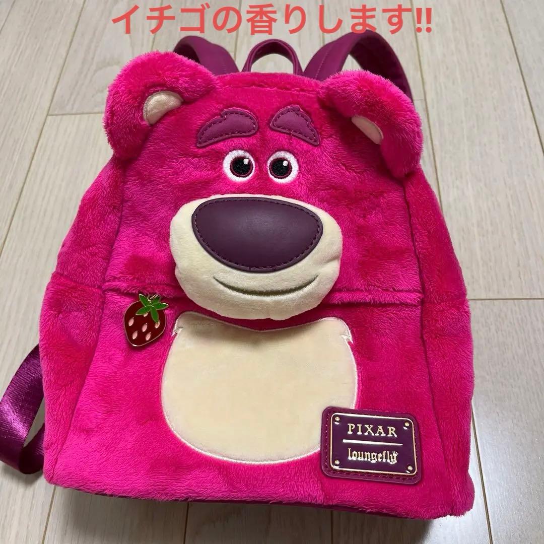 ロッツォ loungefly ラウンジフライショルダーバッグいちご香り付き