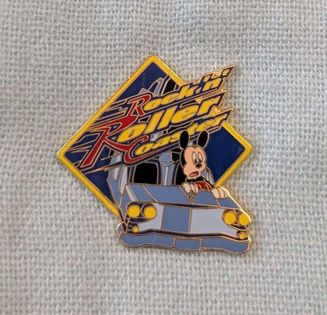 TDL＆WDW アトラクション ピンバッジ