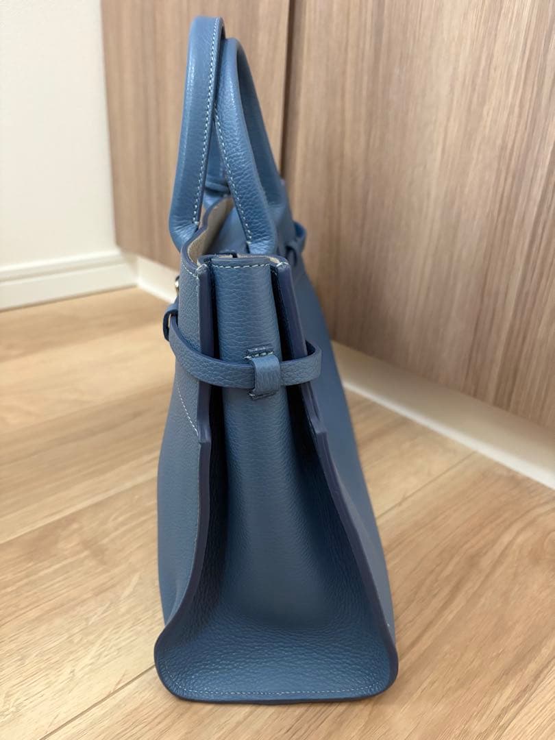 CHRISTIAN VILLA ブルー トートバッグ