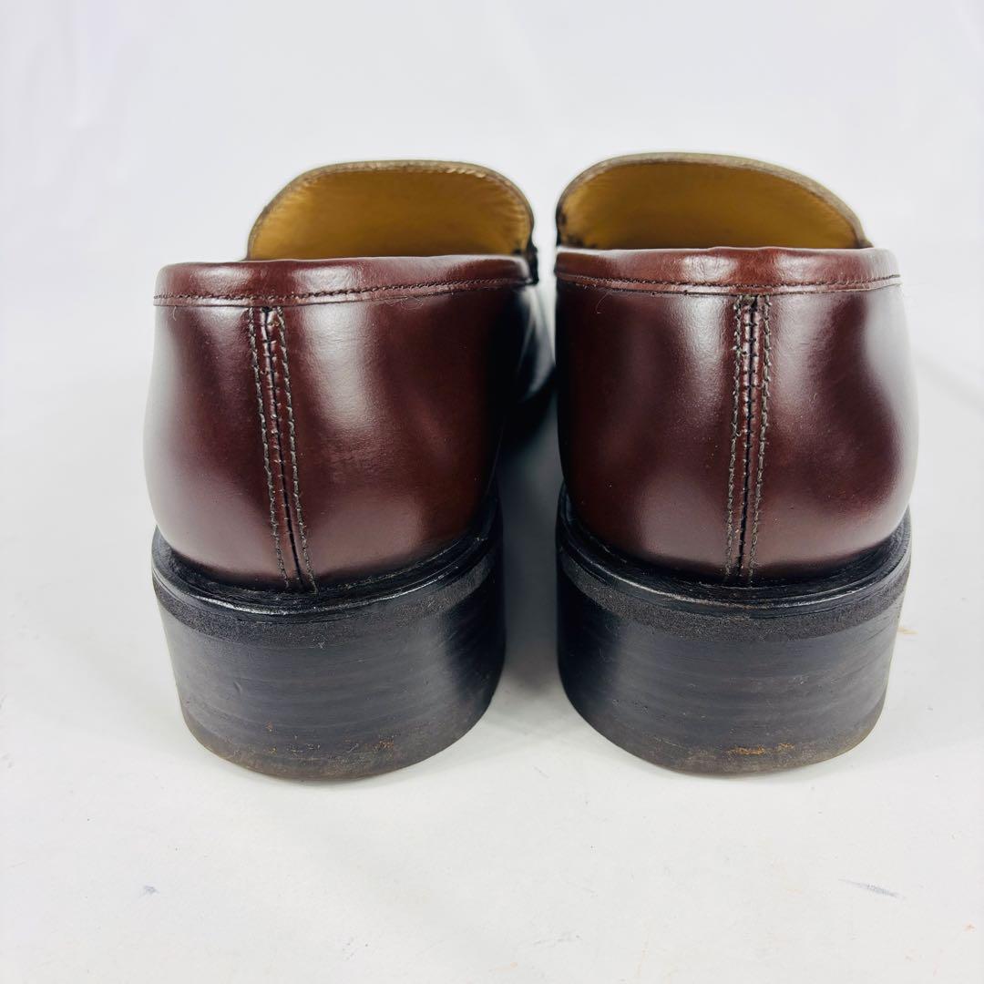 美品 GUCCI グッチ 　ホースビット レザー ローファー 　ダークブラウン