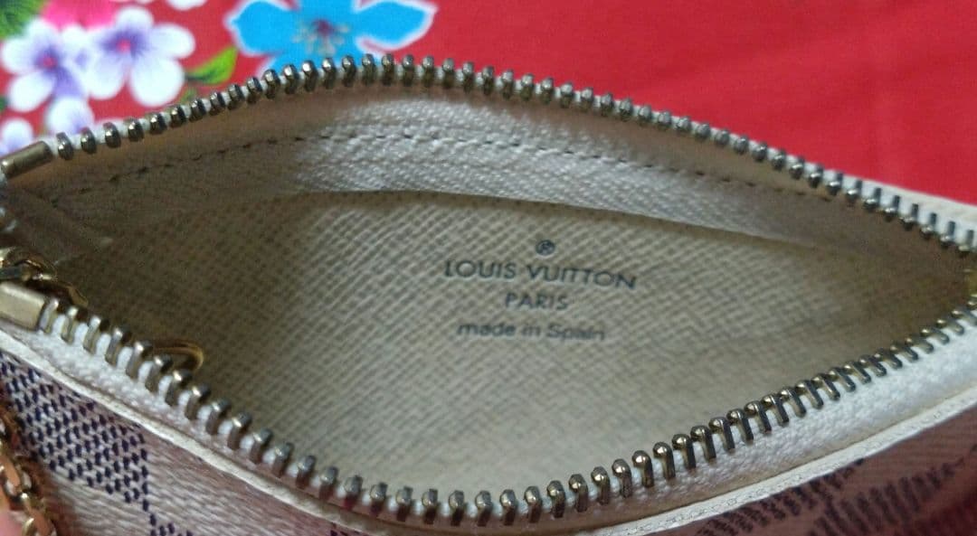 ルイヴィトン LV ポシェット クレ 小銭入れ ケース ダミエアズール