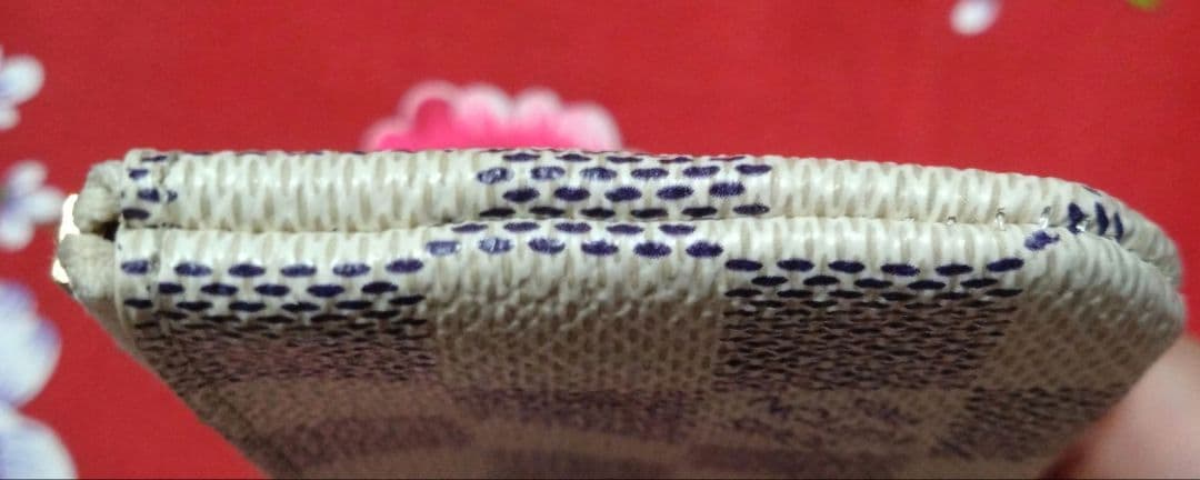 ルイヴィトン LV ポシェット クレ 小銭入れ ケース ダミエアズール