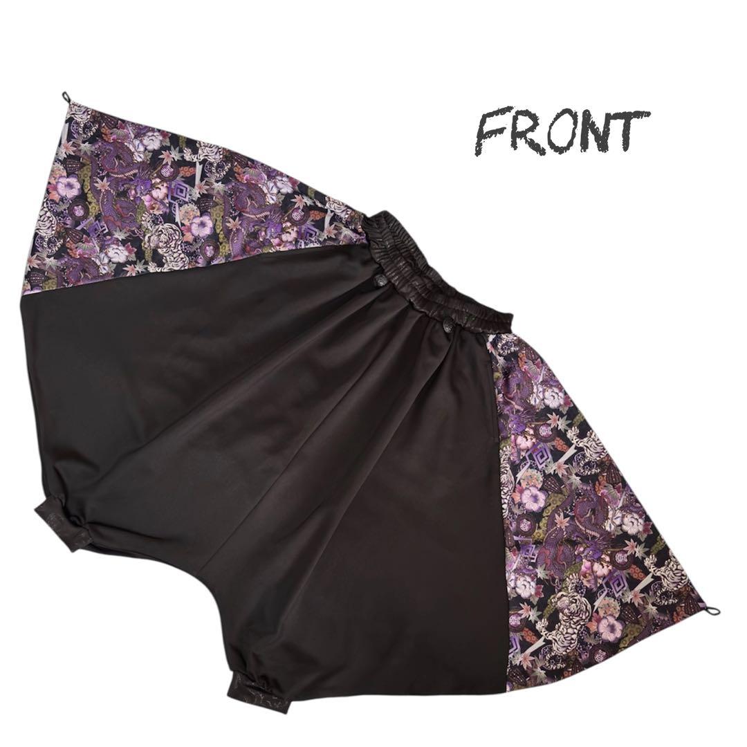 【美品】QutieFrashラップ付きサルエルパンツ