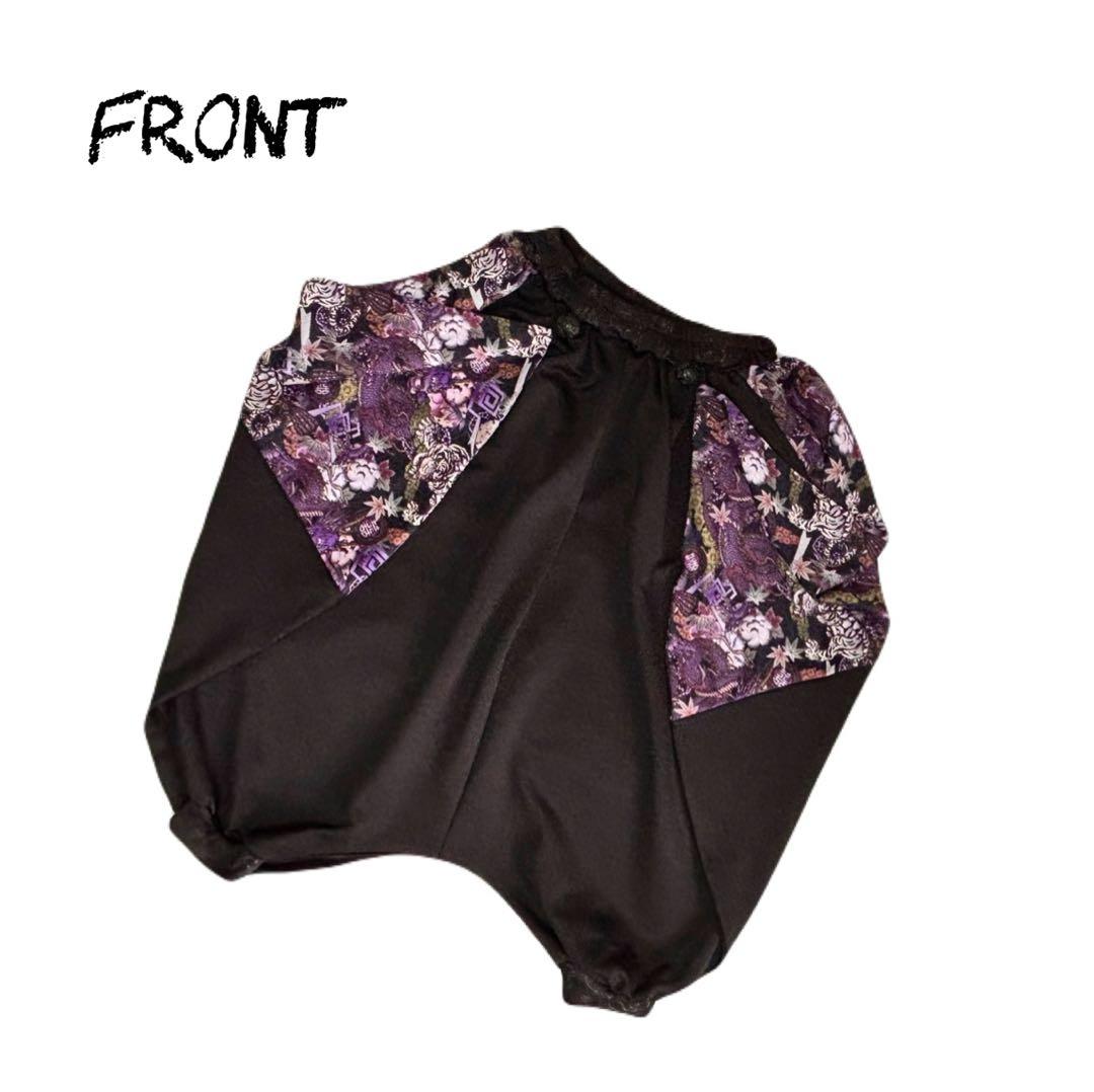 【美品】QutieFrashラップ付きサルエルパンツ