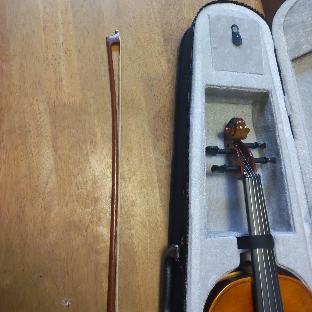 4/4フルサイズバイオリン AN-01 茶色 ハードケース、弓、松脂付